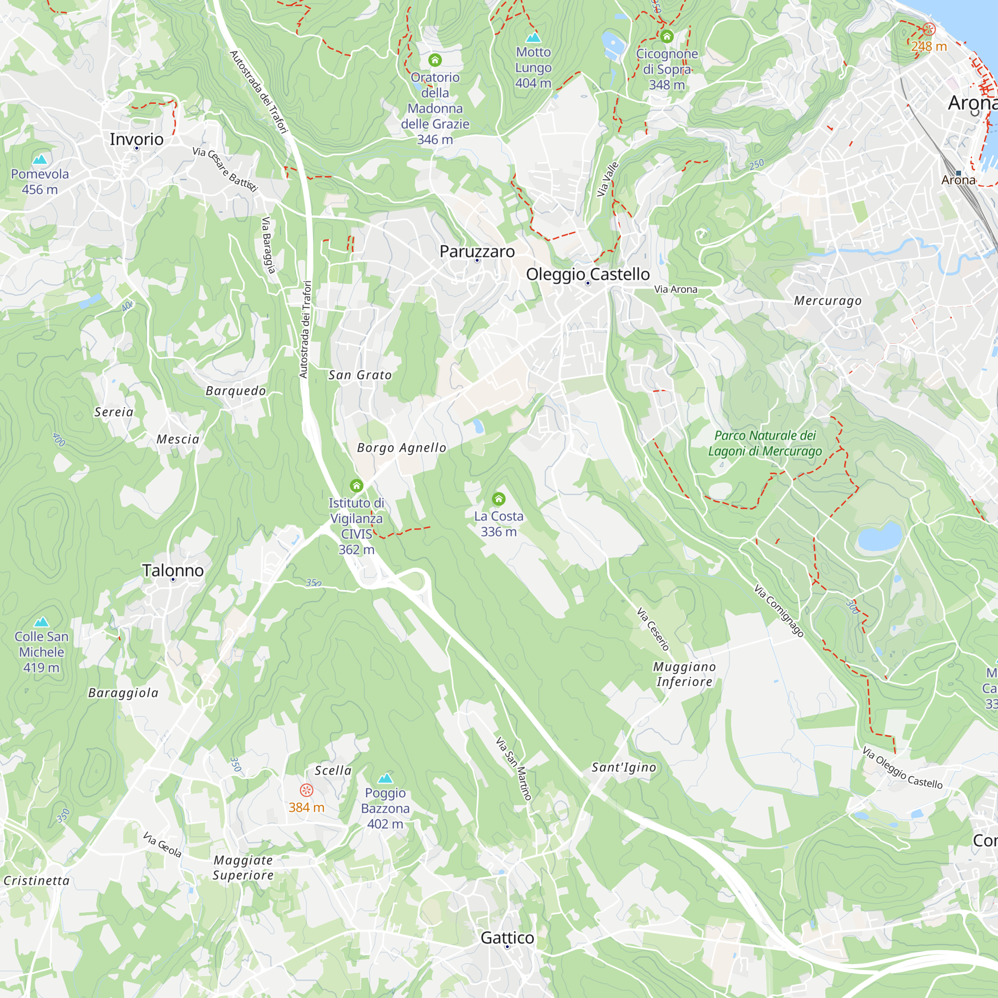 La Costa map