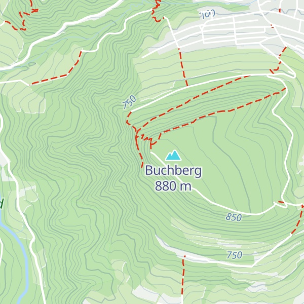 Map of Buchberghütte