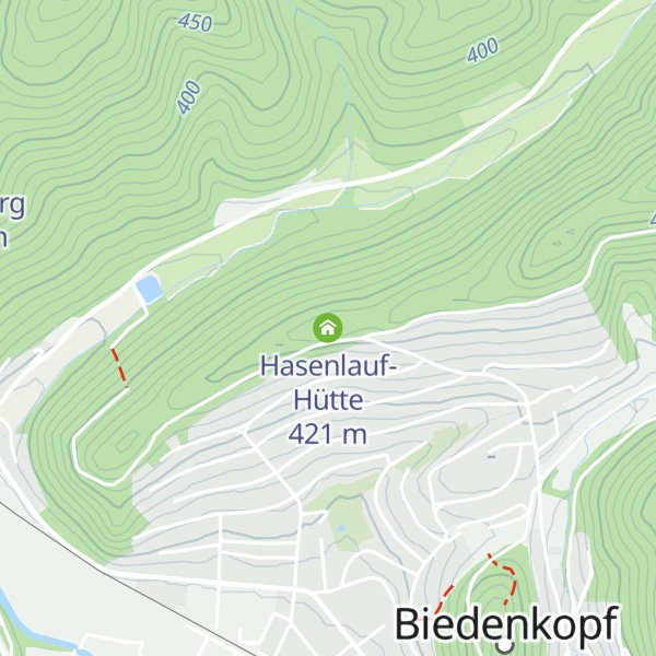 Map of Hasenlauf-Hütte