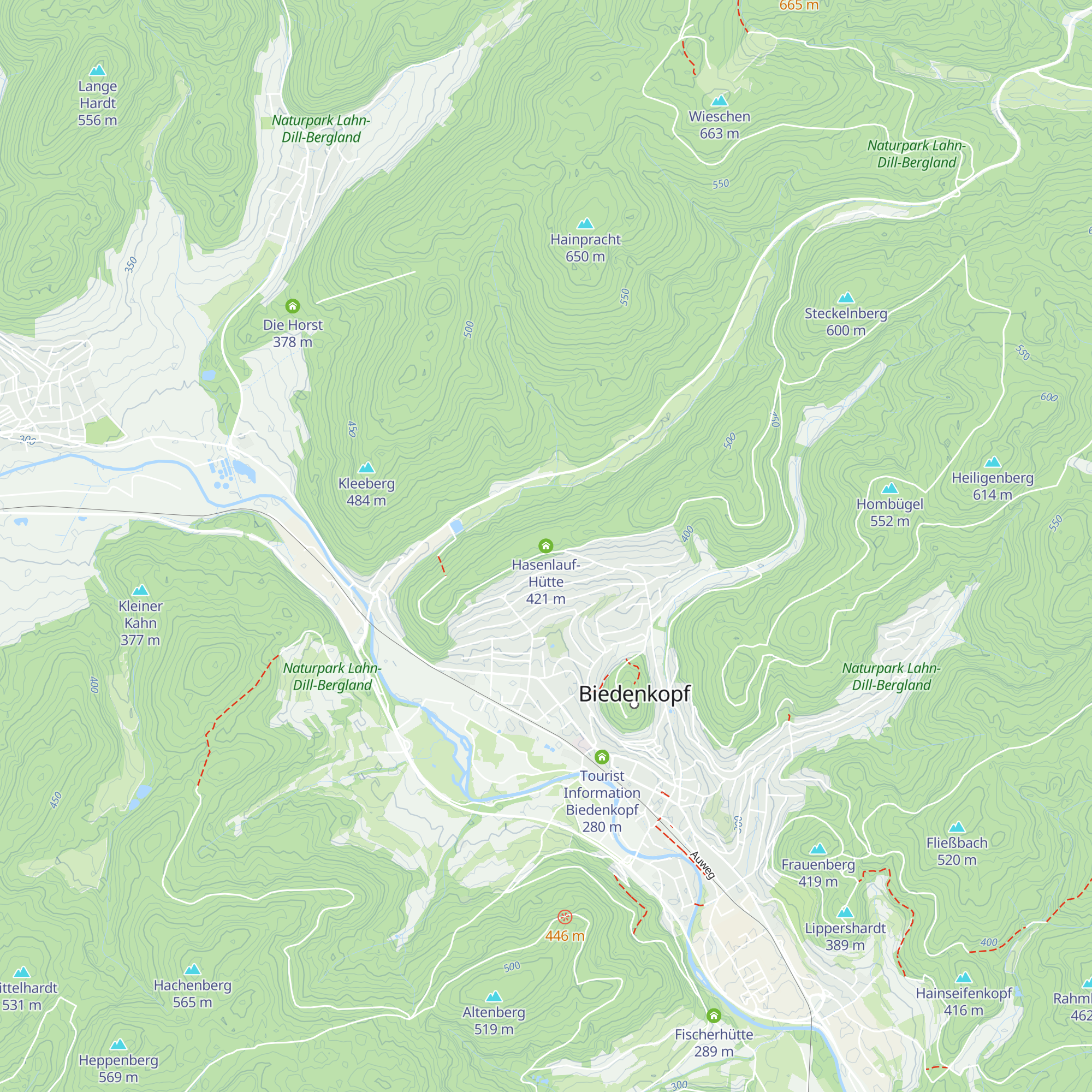 Hasenlauf-Hütte map
