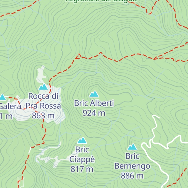 Map of Bric Alberti