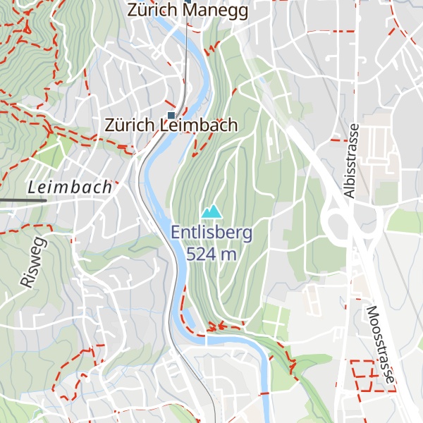 Map of Entlisberg
