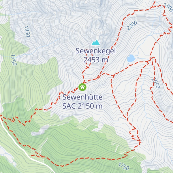 Map of Seewenhütte