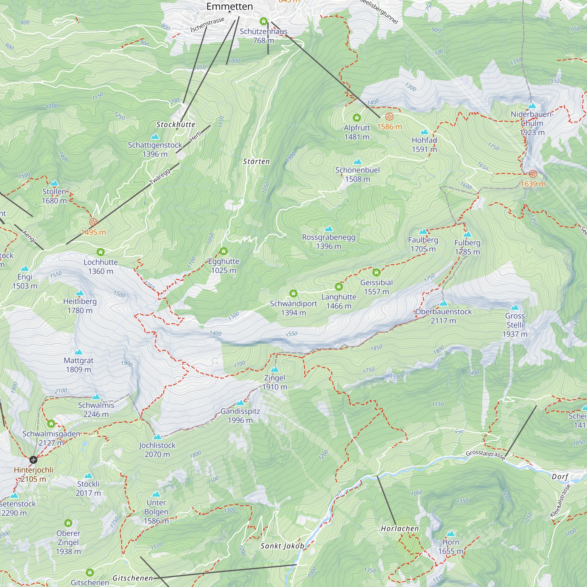 Schwändiport map