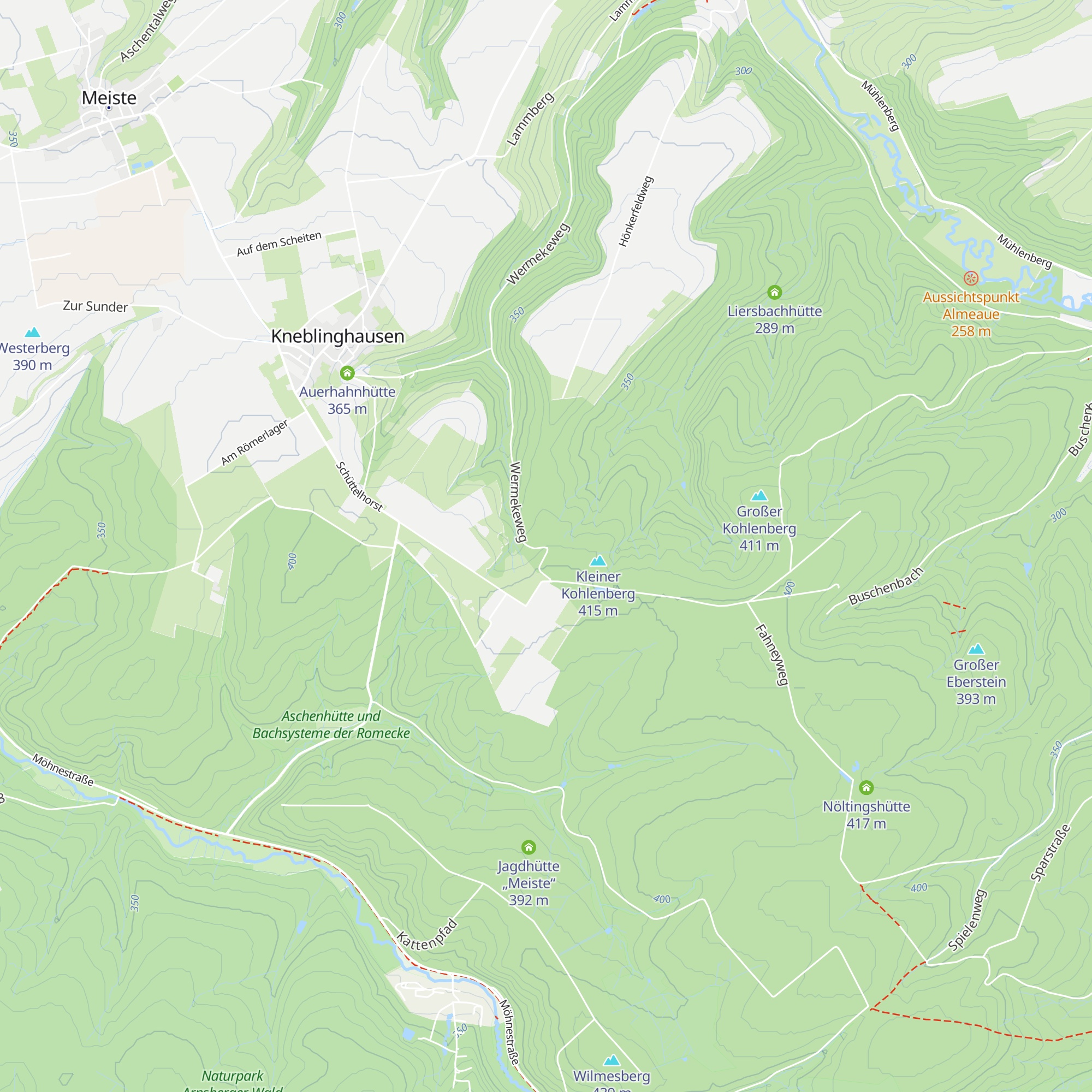 Kohlenberghütte map