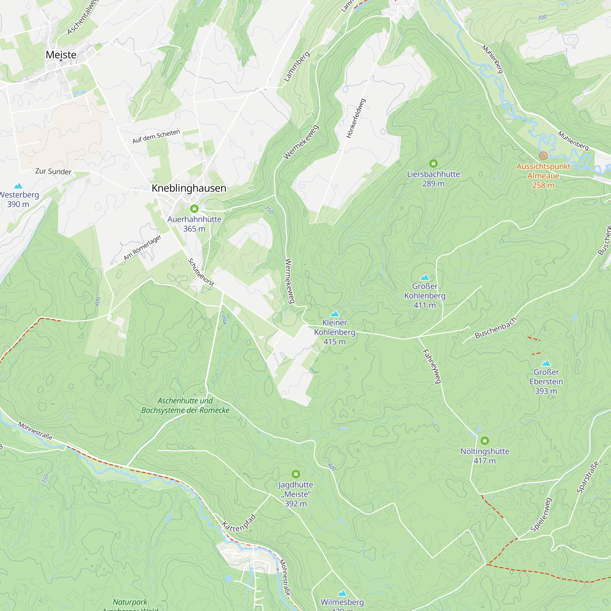 Kohlenberghütte map