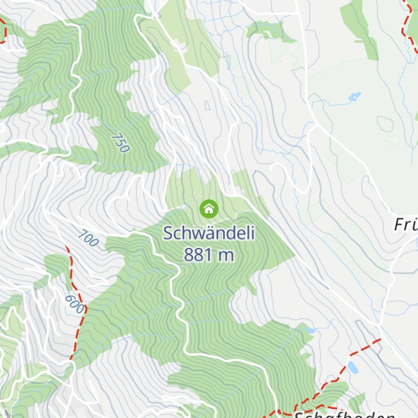Map of Schwändeli