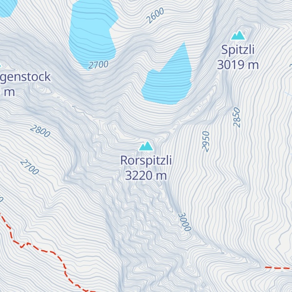 Map of Rorspitzli