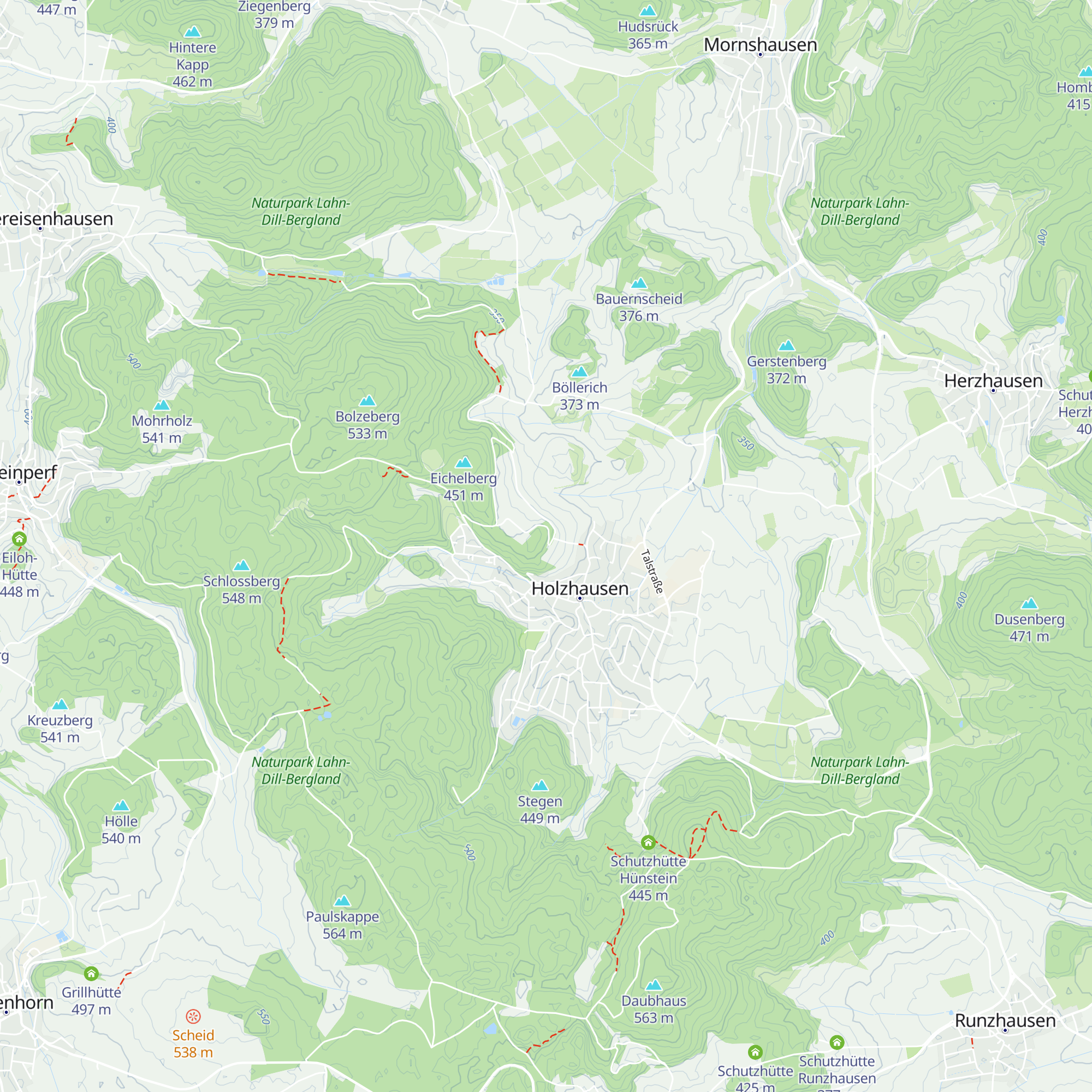 Schutzhütte Wurstberg map