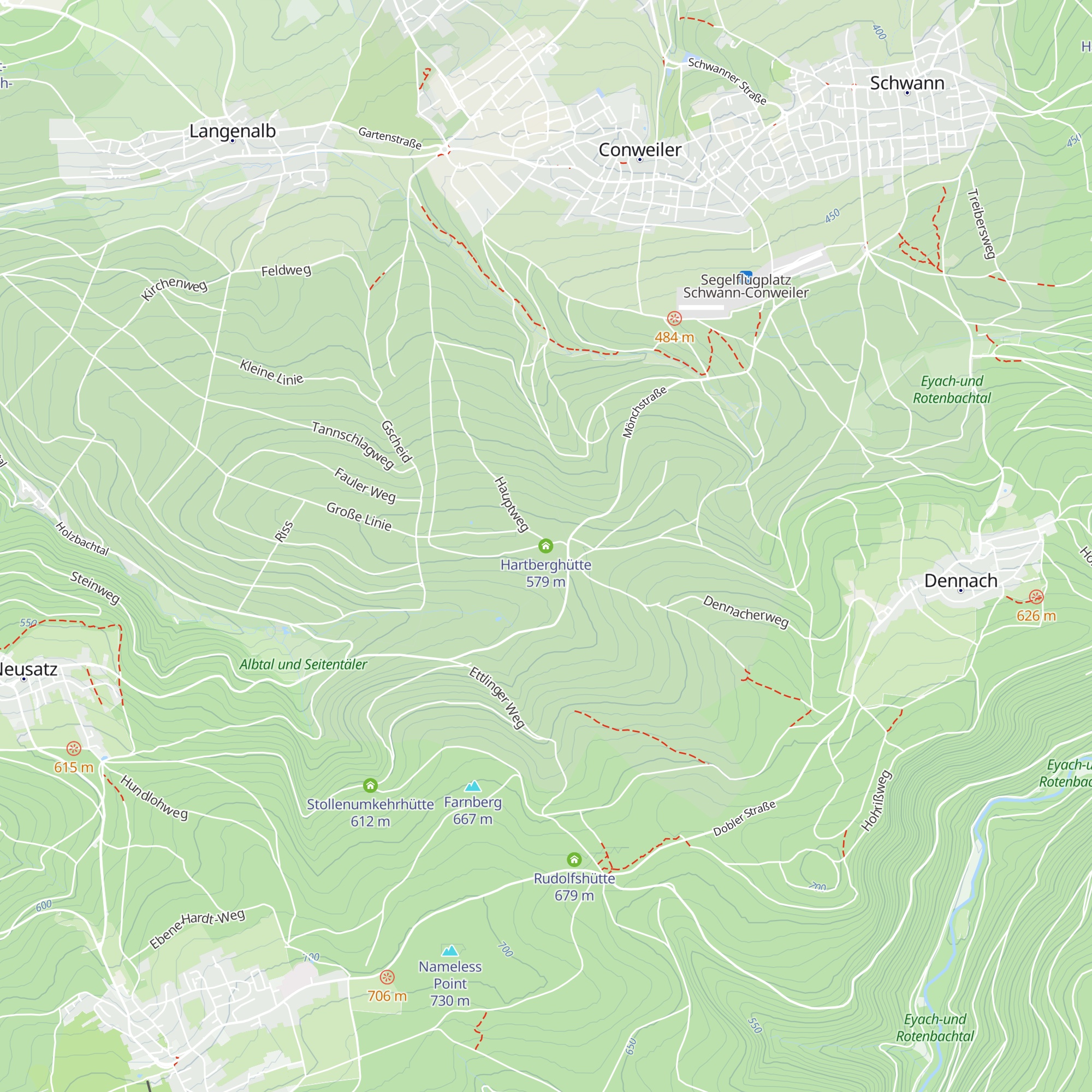 Hartberghütte map