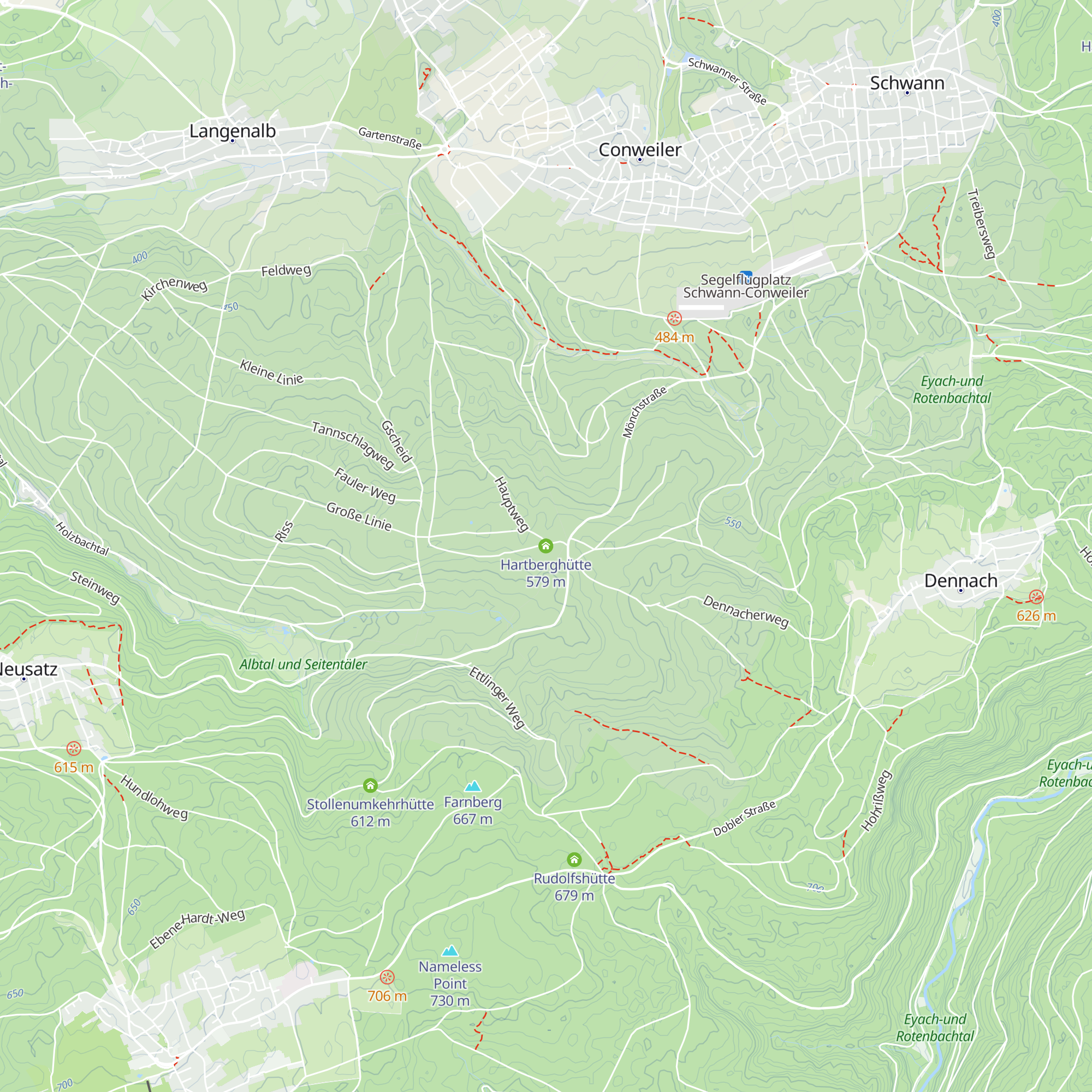 Hartberghütte map