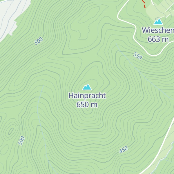 Map of Hainpracht