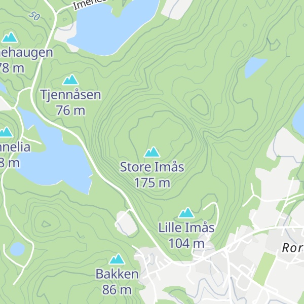 Map of Store Imås