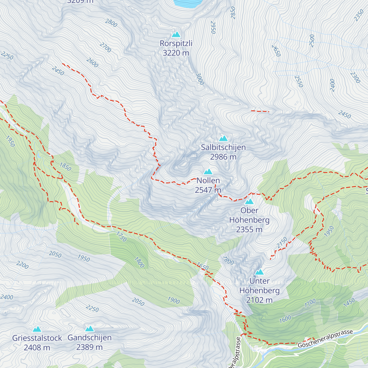 Salbitschijen-Biwak map
