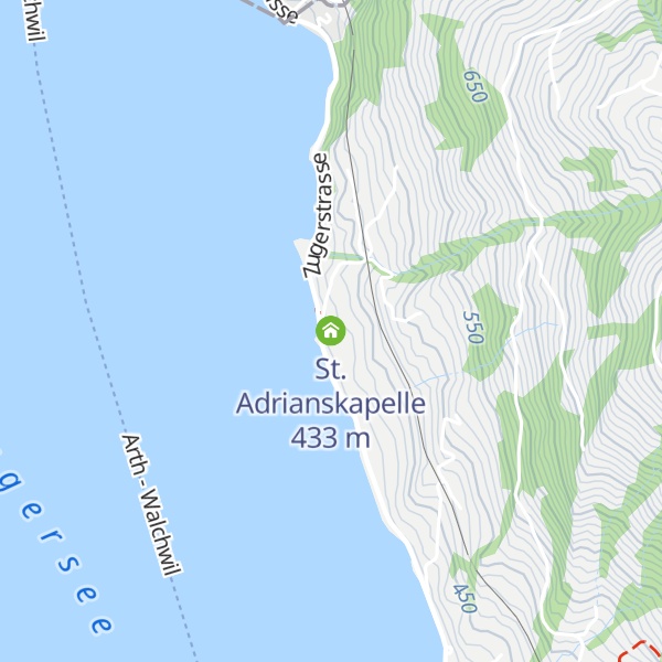 Map of St. Adrianskapelle