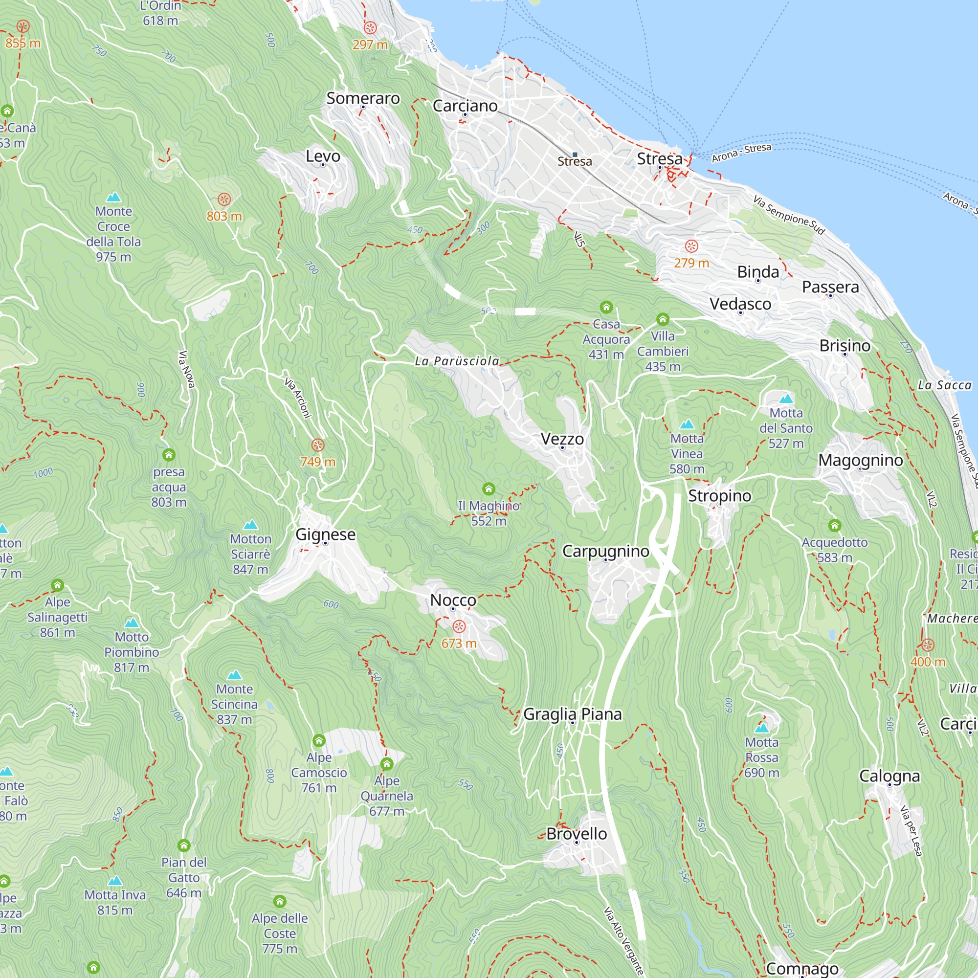 Il Maghino map
