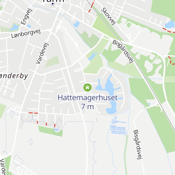 Map of Hattemagerhuset