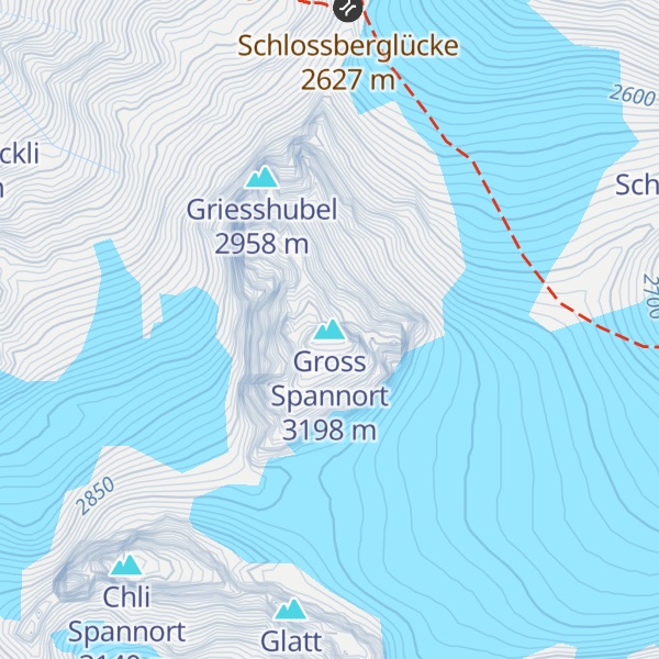 Map of Gross Spannort