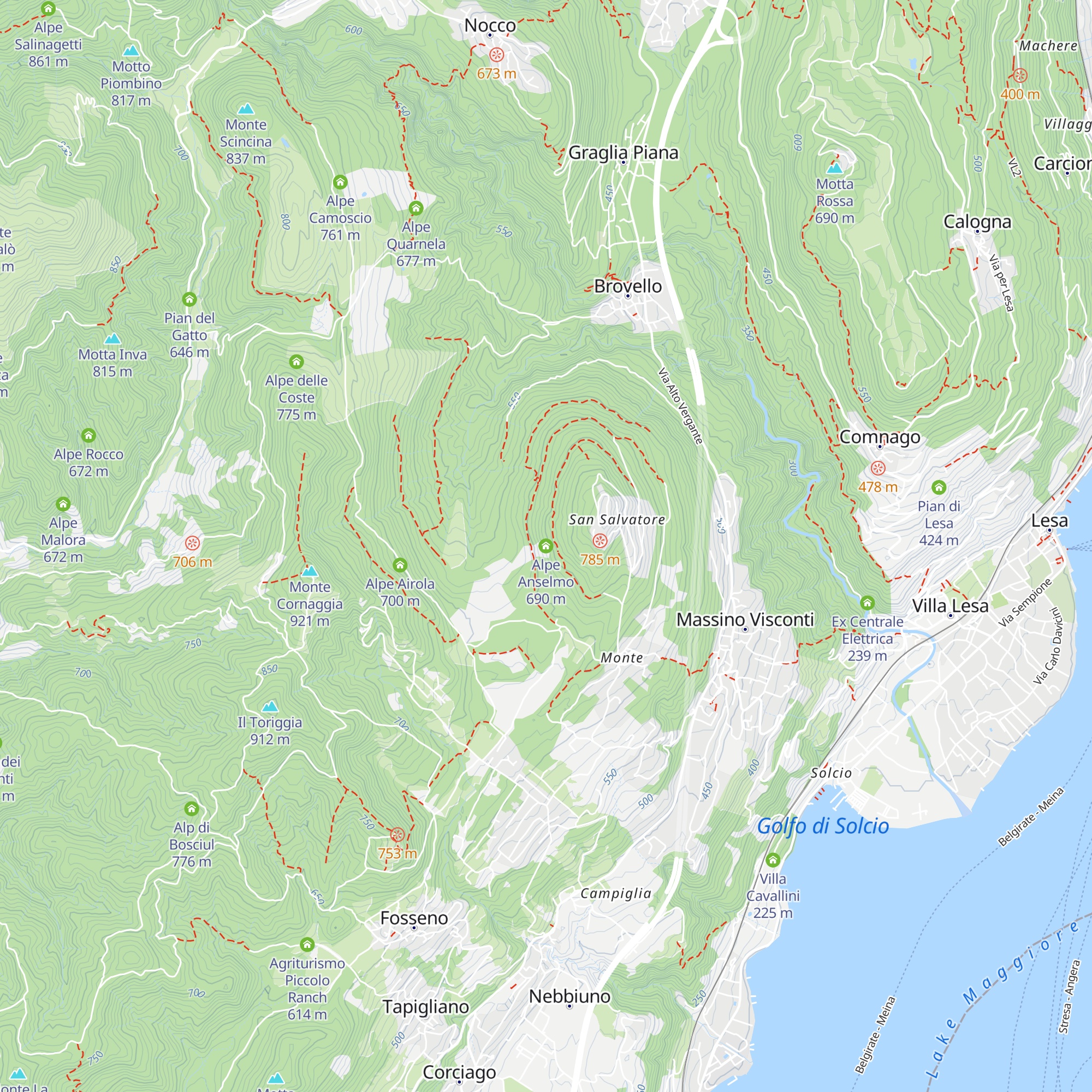 Alpe Anselmo map