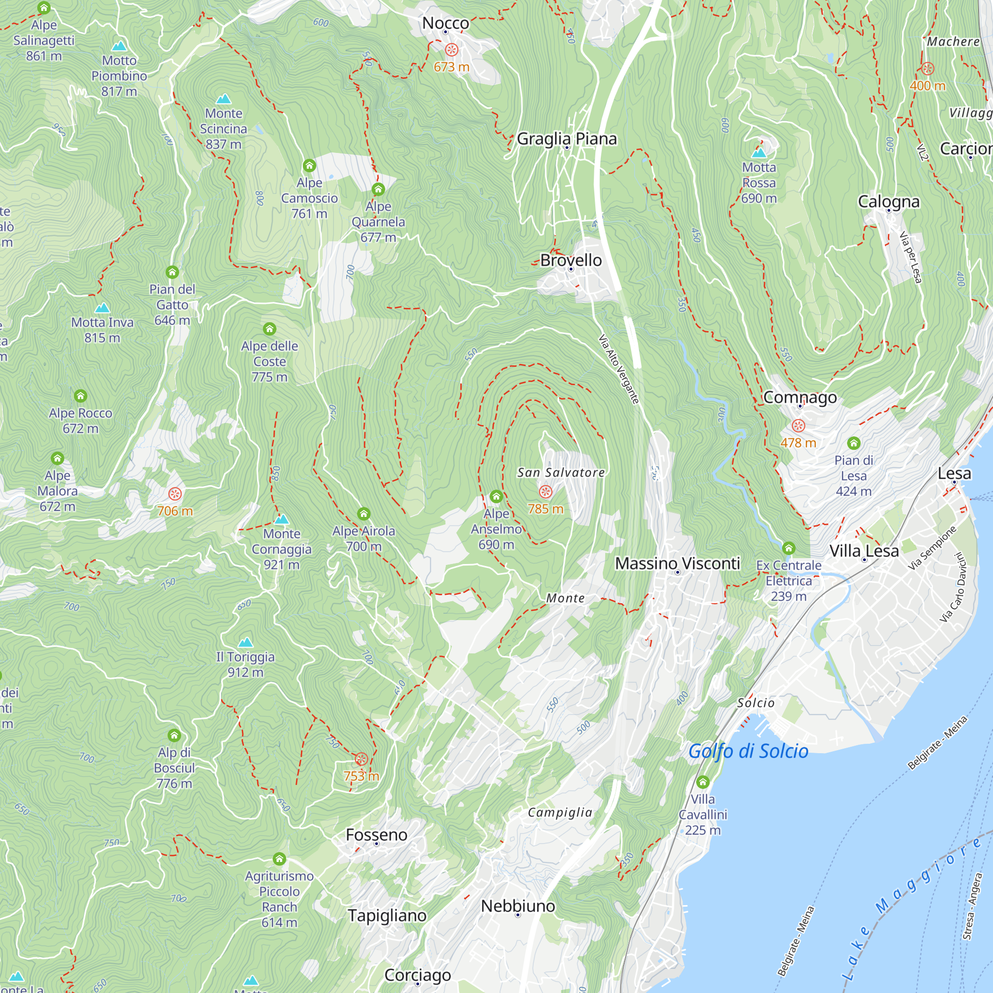 Alpe Anselmo map