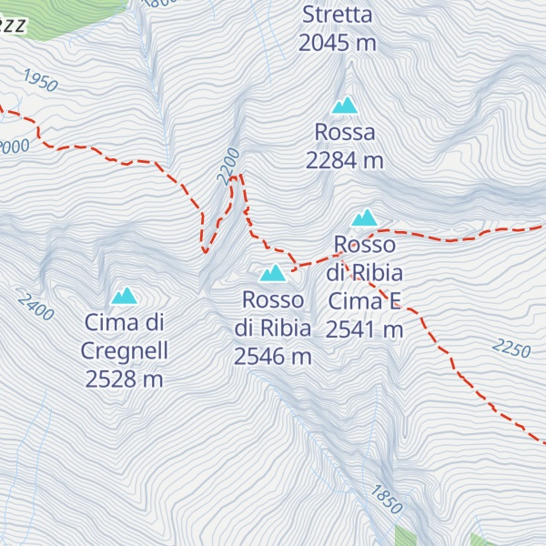 Map of Rosso di Ribia