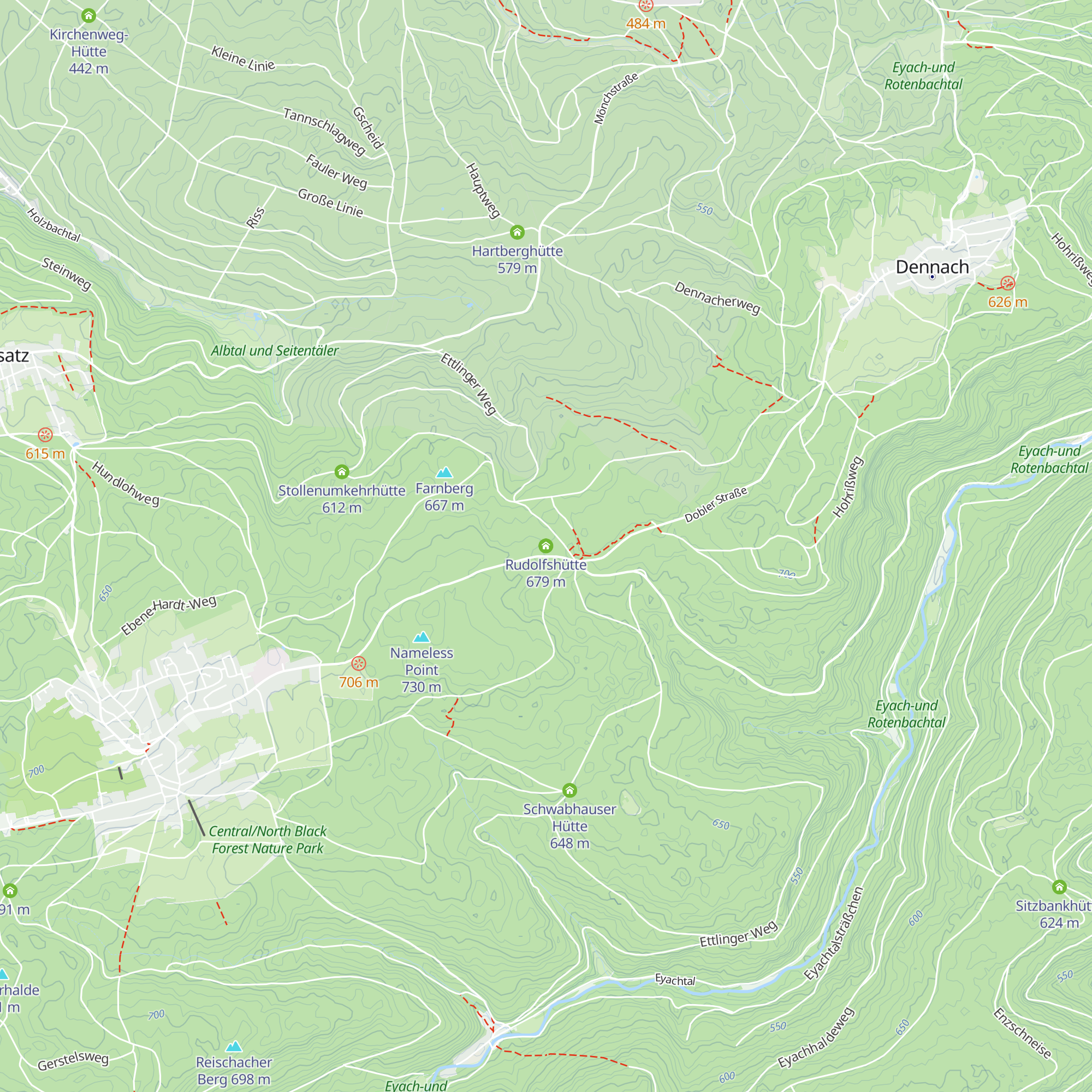 Rudolfshütte map