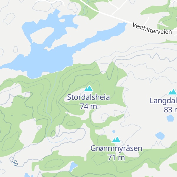Map of Stordalsheia