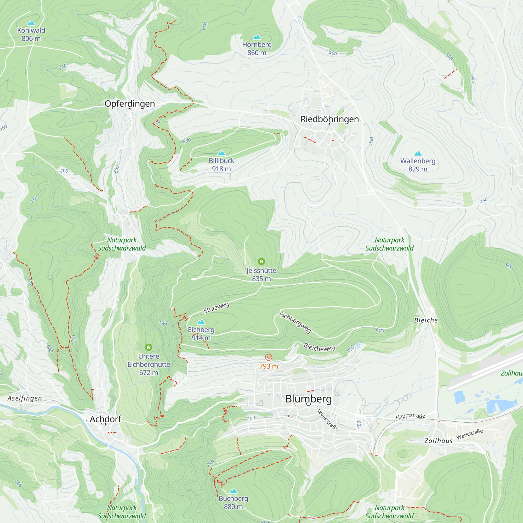 Jeisshütte map