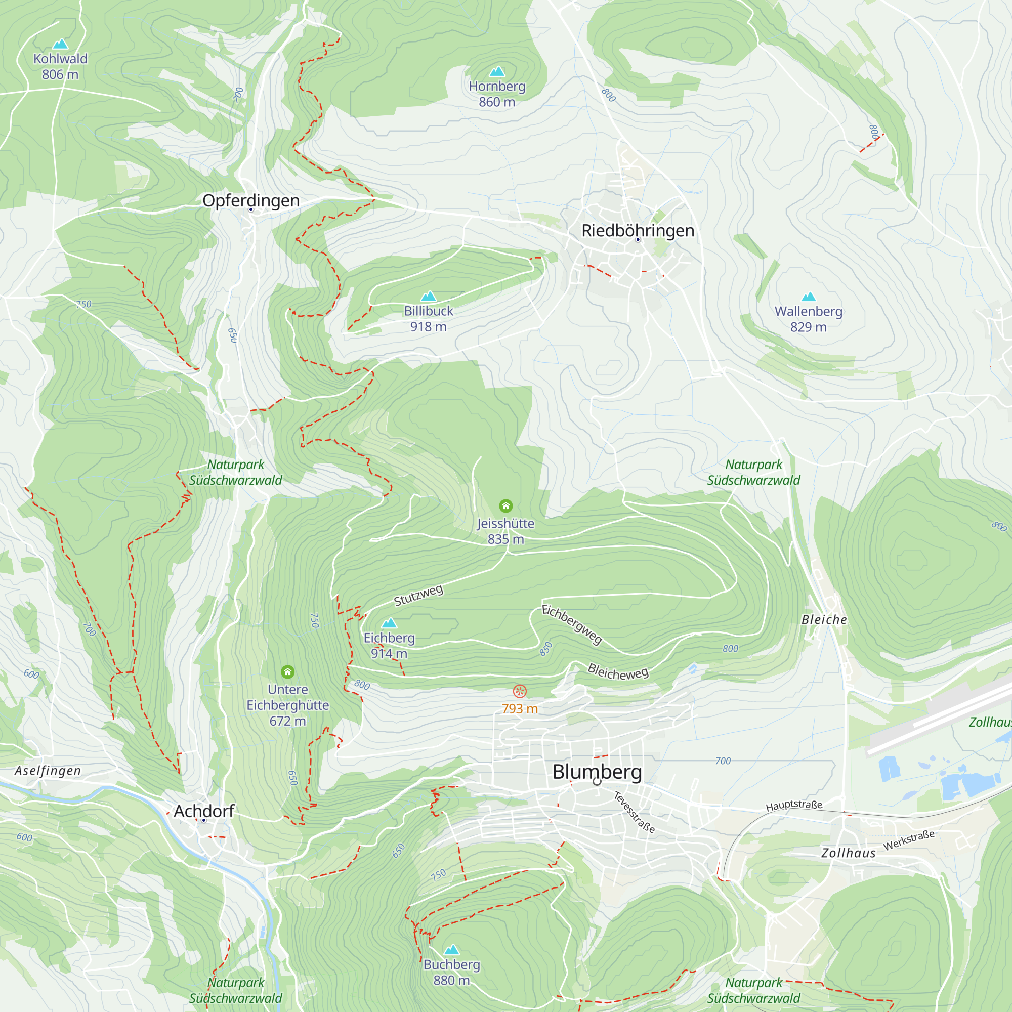 Jeisshütte map