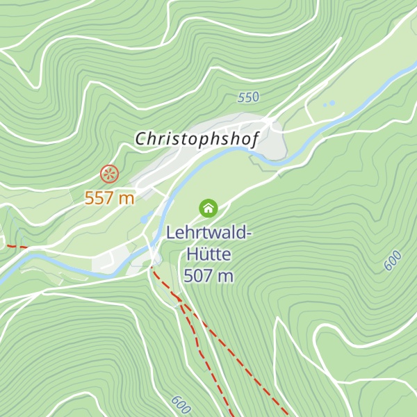 Map of Lehrtwald-Hütte