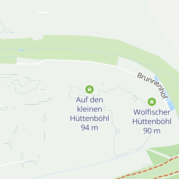 Map of Auf den kleinen Hüttenböhl