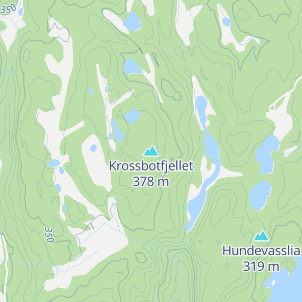Map of Krossbotfjellet