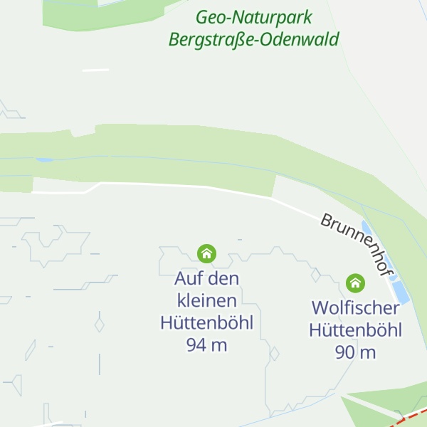 Map of Kleiner Hüttenböhl am zweiten Brunnen