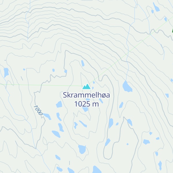Map of Skrammelhøa