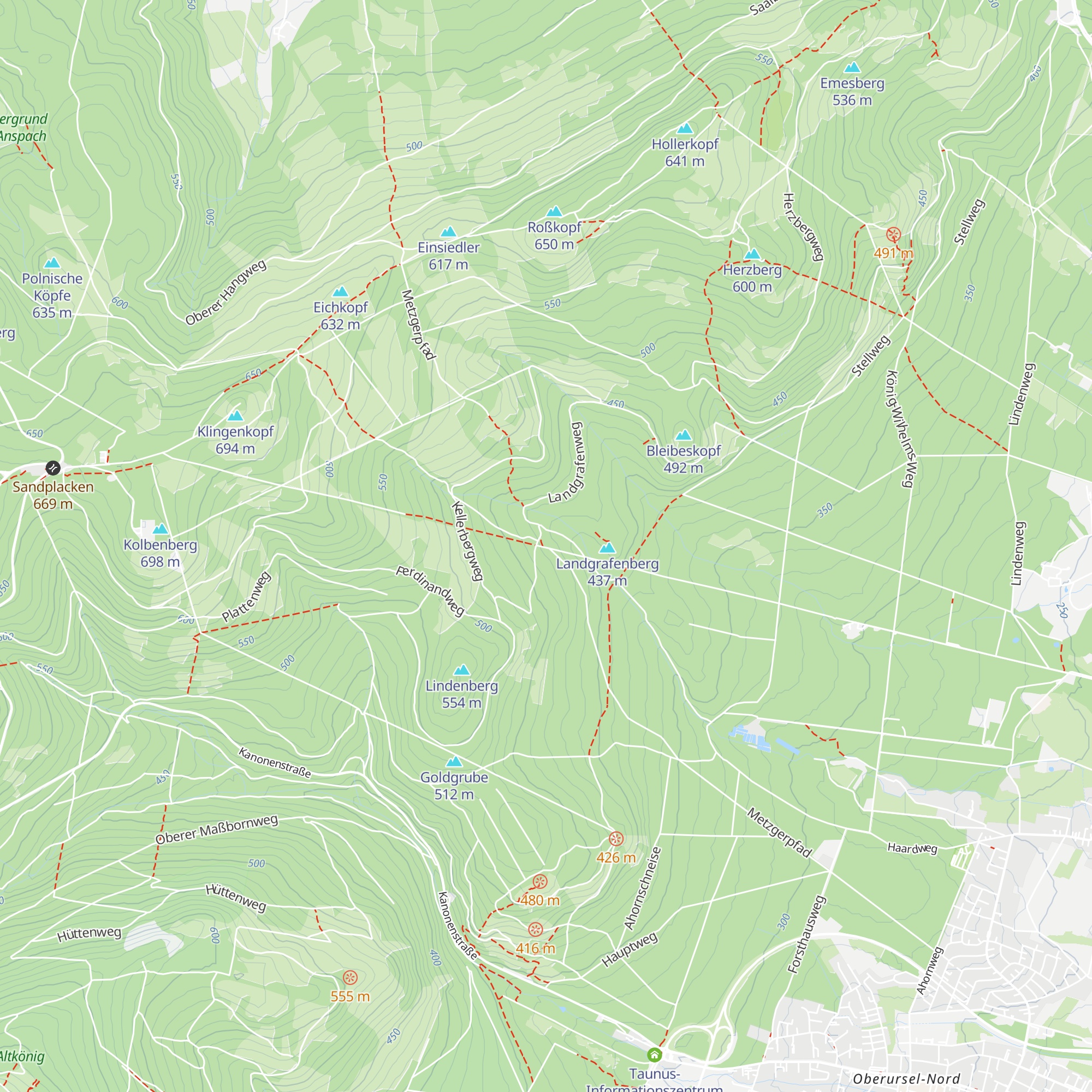 Homburger Hütte map