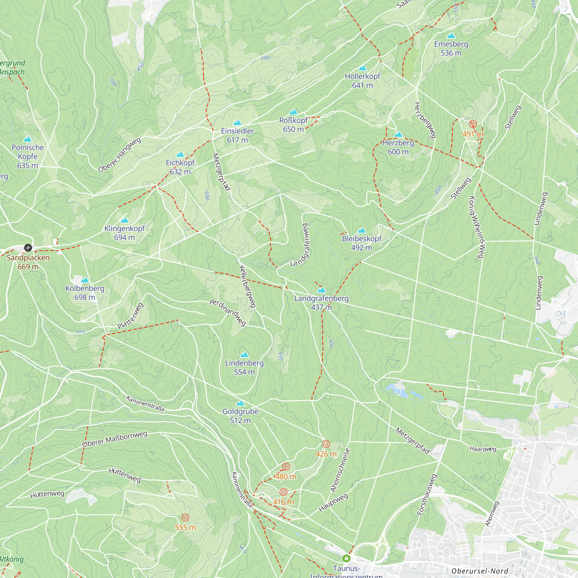 Homburger Hütte map