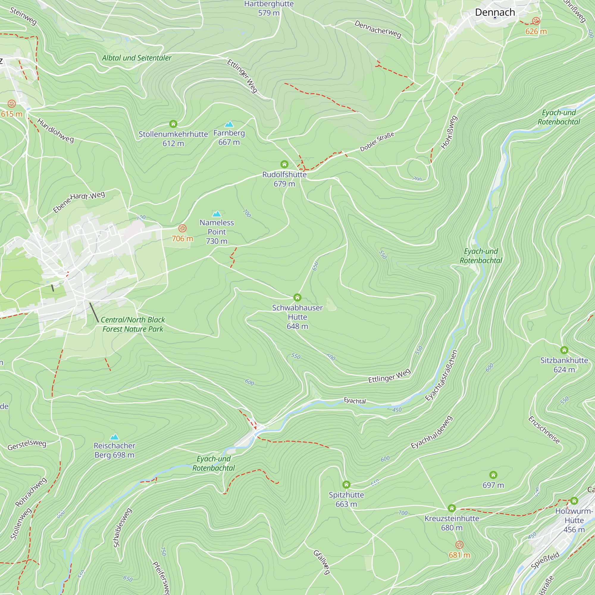 Schwabhauser Hütte map