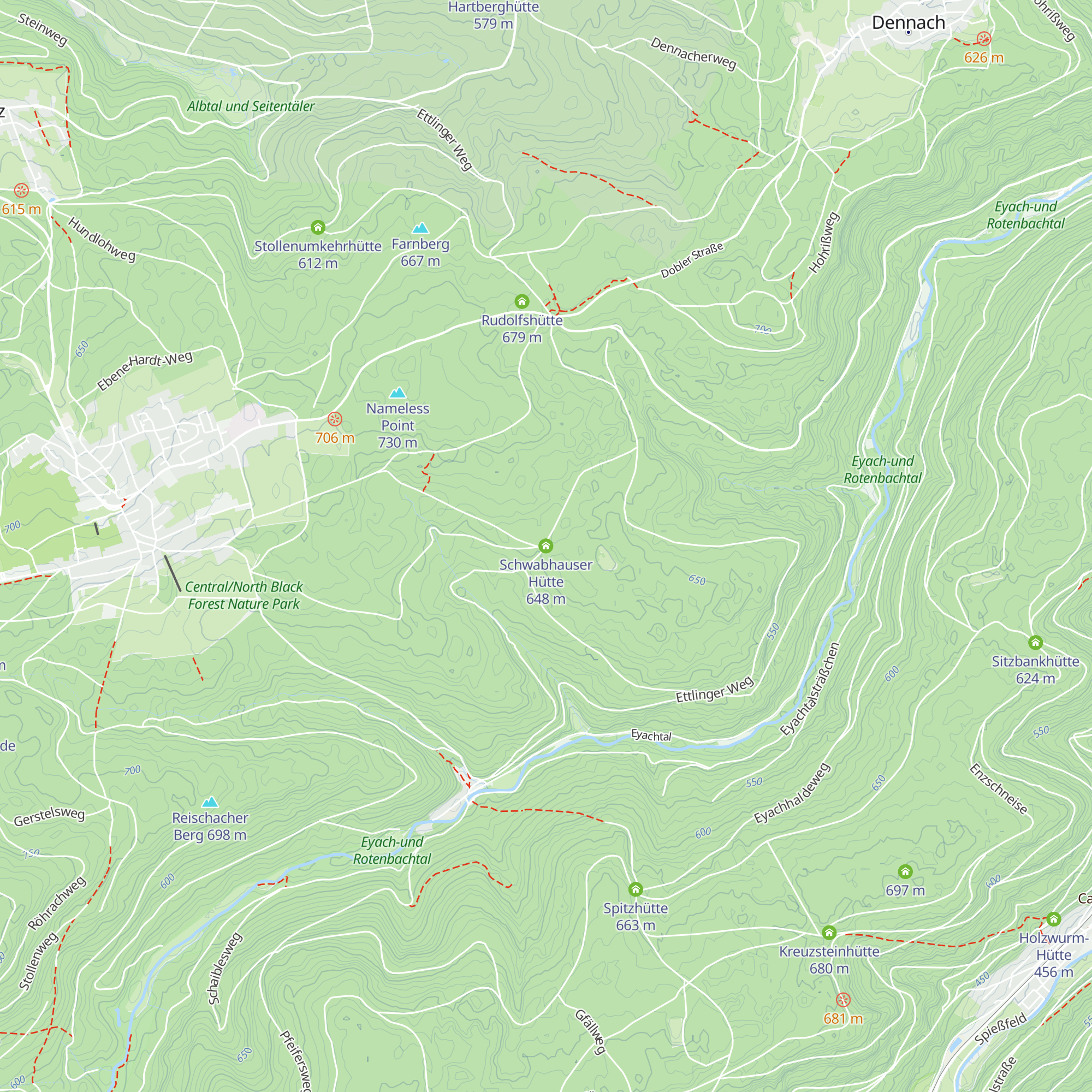 Schwabhauser Hütte map