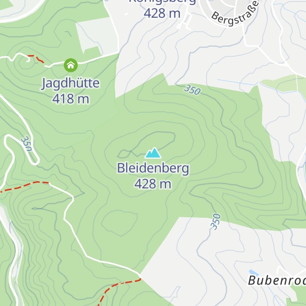 Map of Bleidenberg