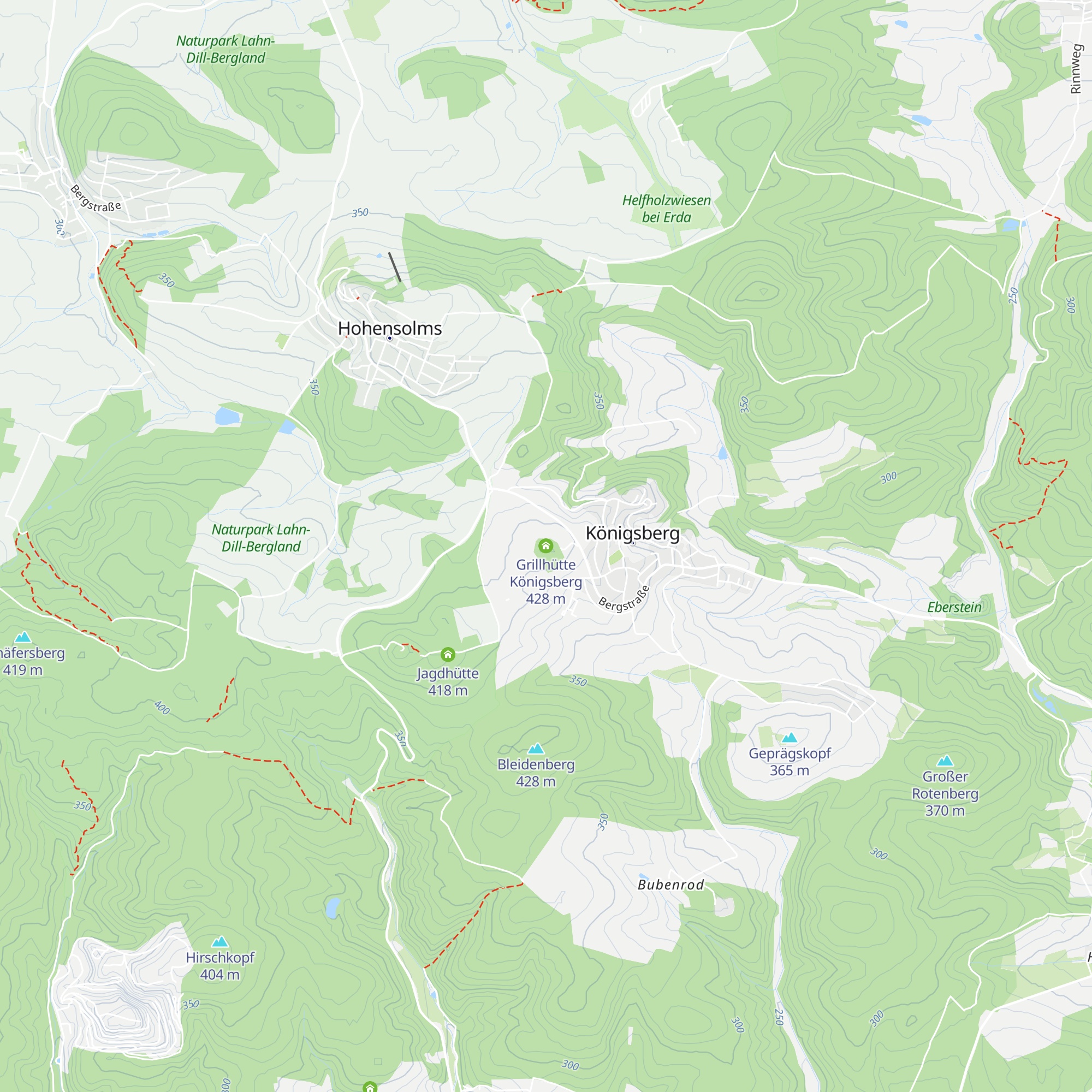 Grillhütte Königsberg map