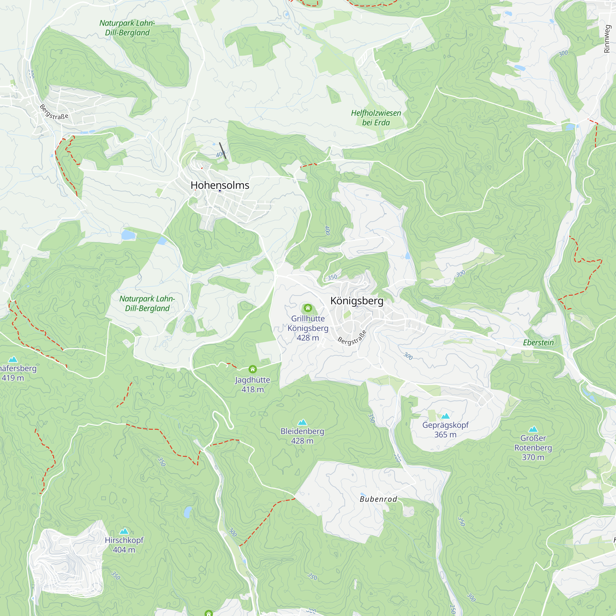 Grillhütte Königsberg map
