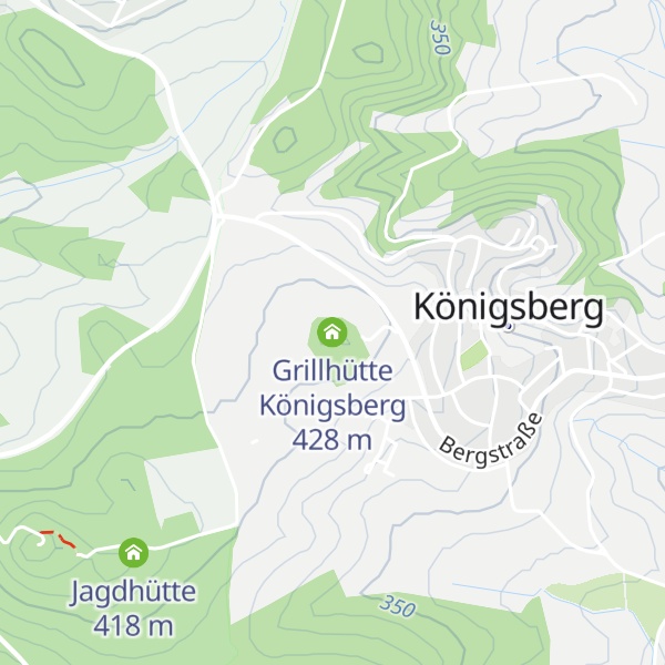 Map of Grillhütte Königsberg