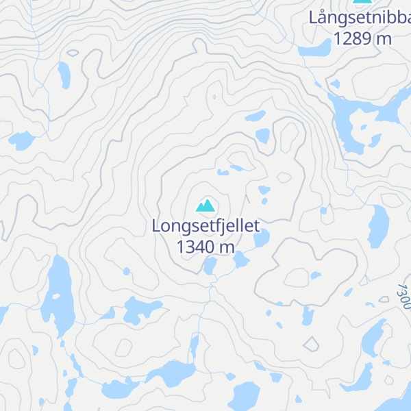 Map of Longsetfjellet