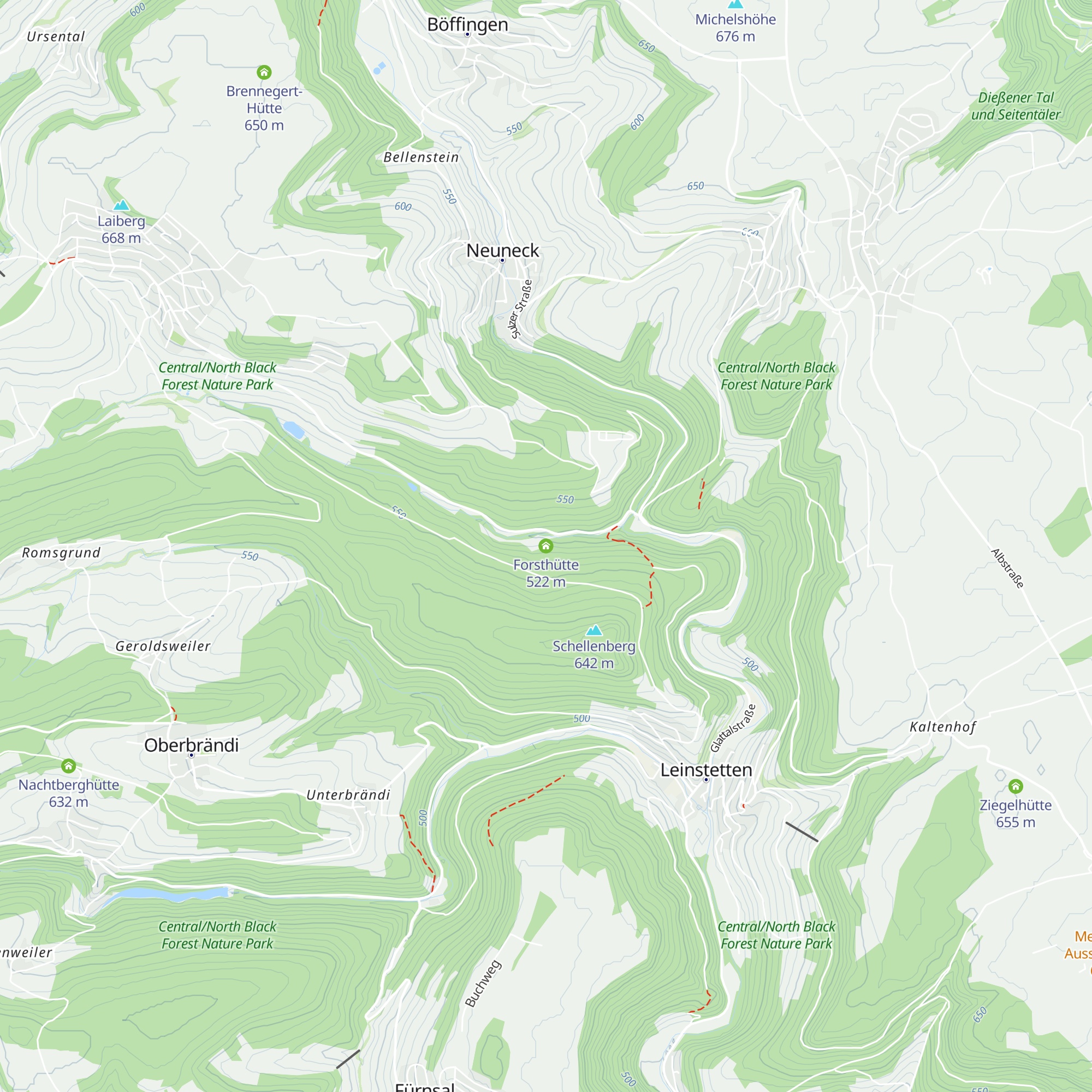 Forsthütte map