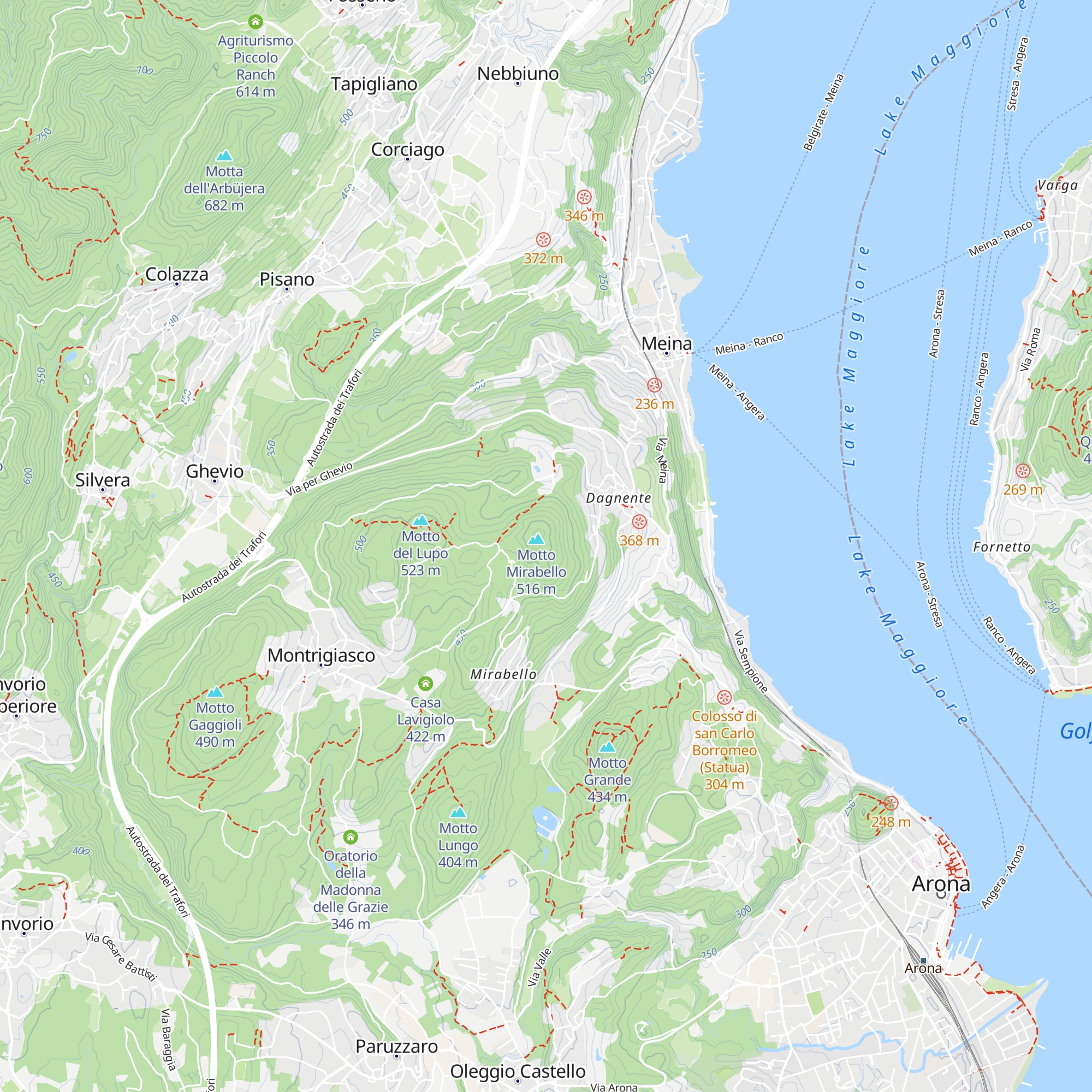 Motto Valigi map