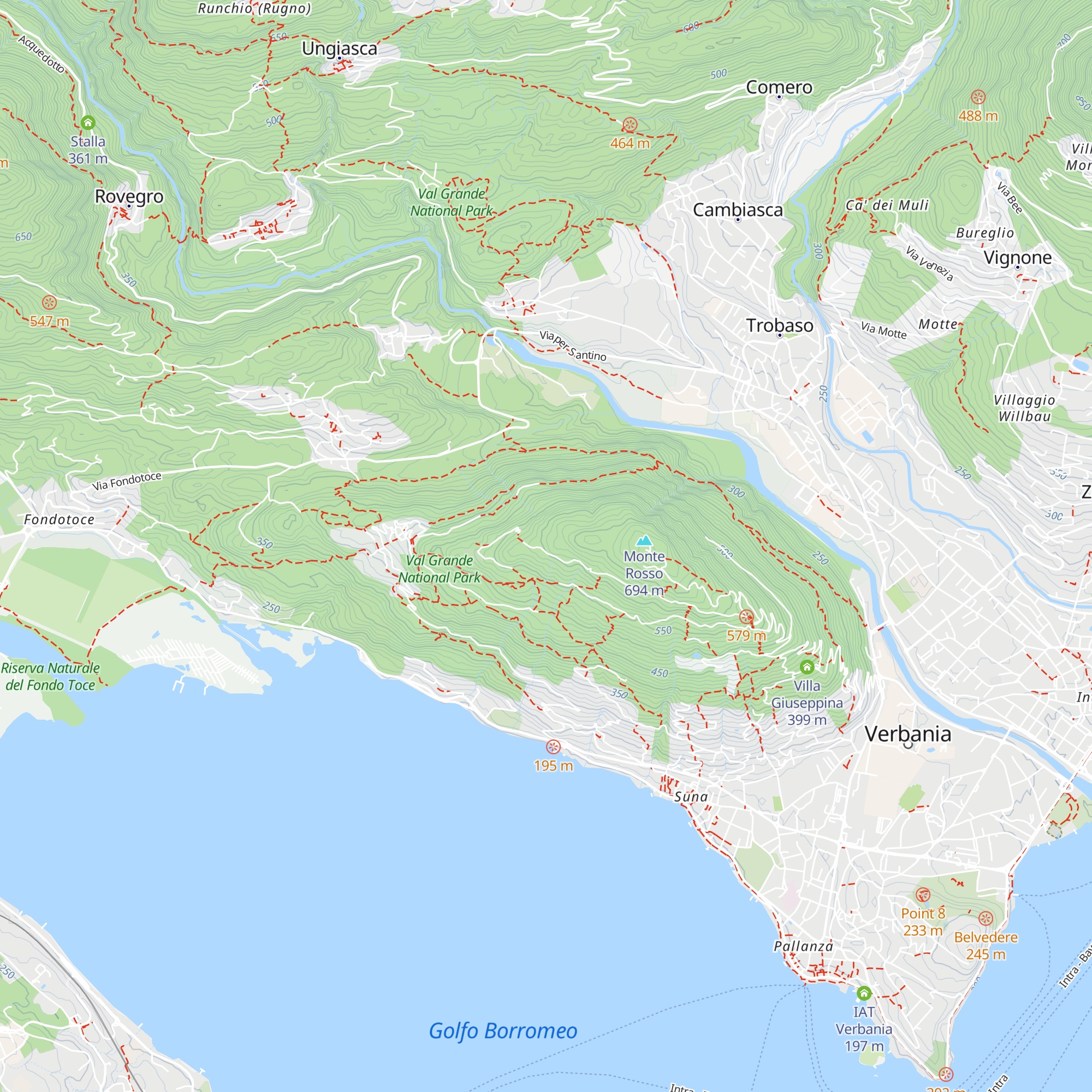 Residenza dei Castani map