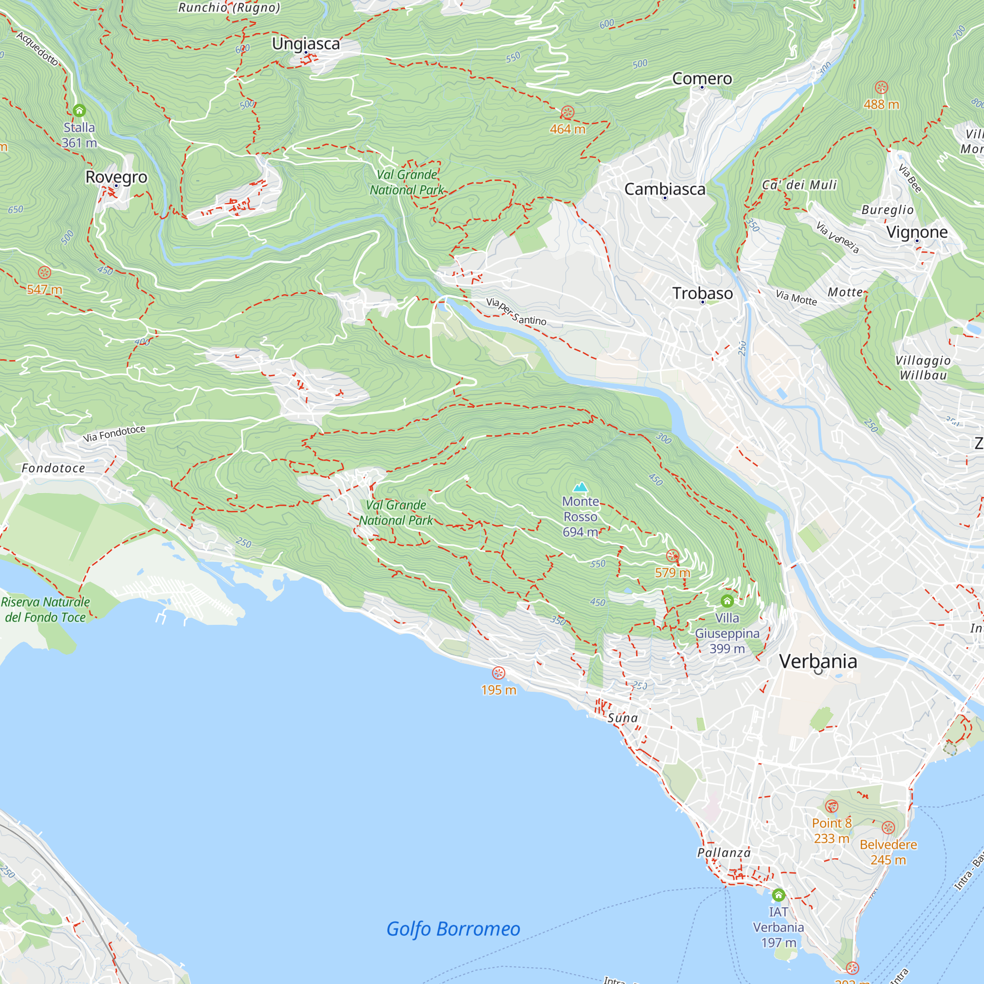 Residenza dei Castani map