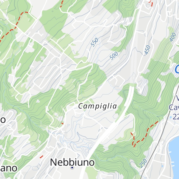 Map of Villa Cristina