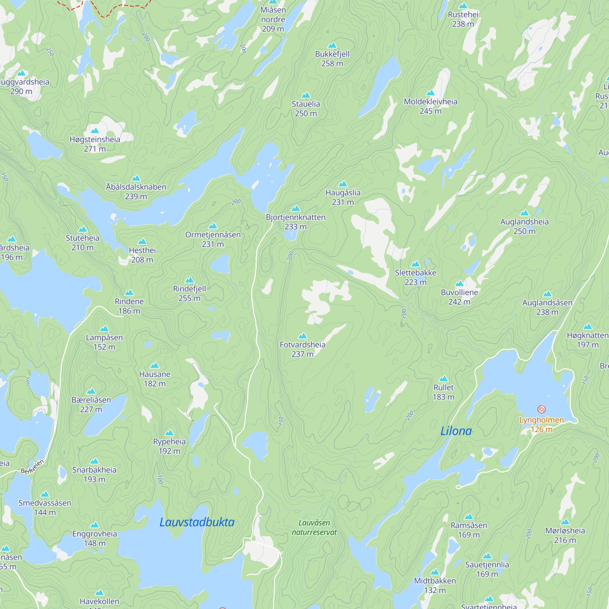 Vardehytta map