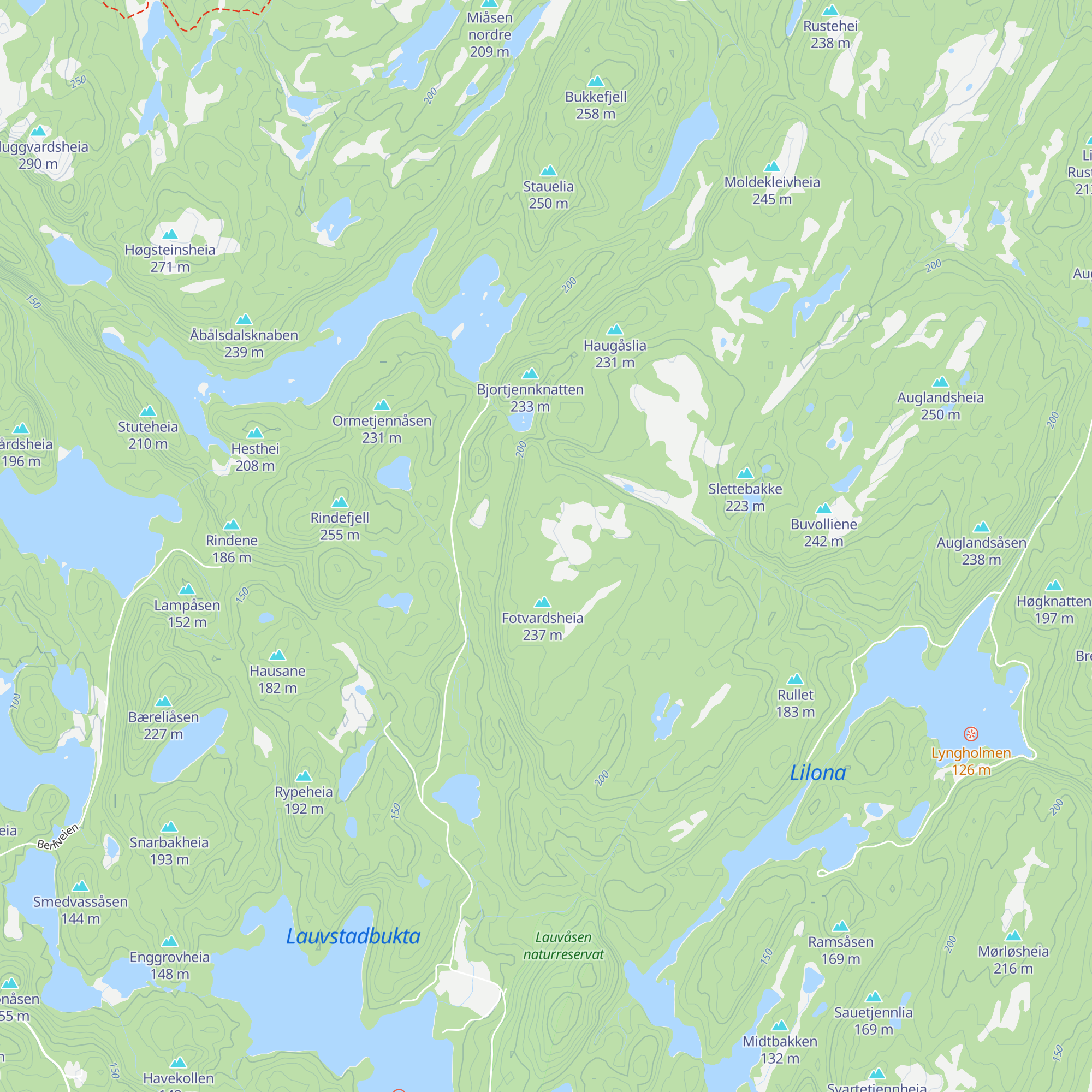 Vardehytta map